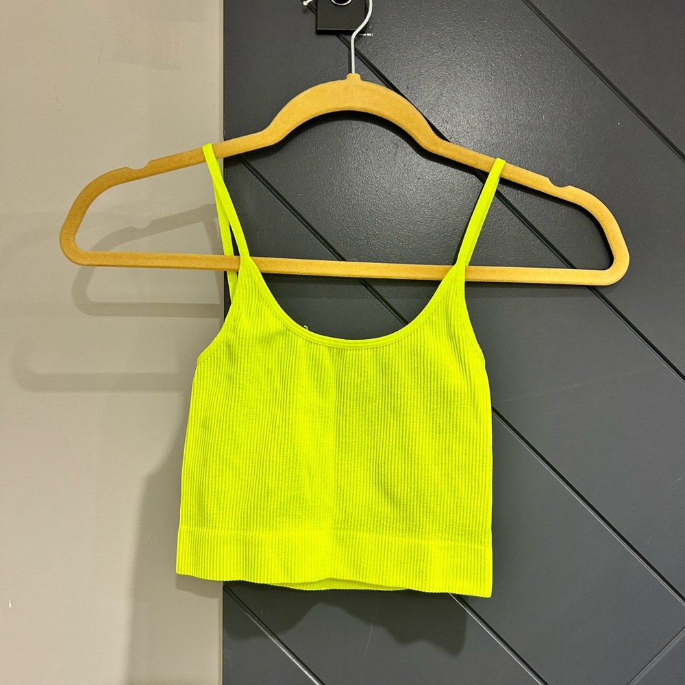 Sunday Best Neon Yellow Tank Top
